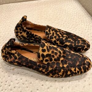 Tory Burch Kira Elastic Calf Loafers.